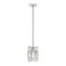 Z-Lite Mersesse 1 Light Pendant, Chrome & Clear 6006MP-CH - alternate 3